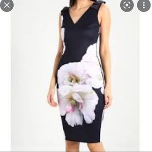 NAVY TED BAKER DRESS